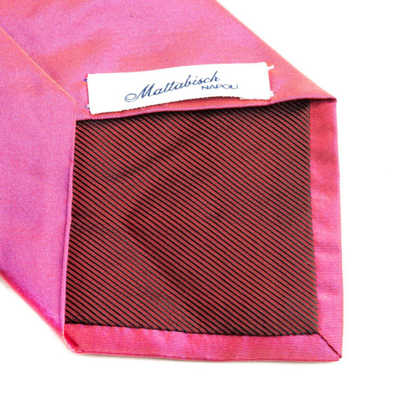 Mattabisch Tie Men Pale Violet Red - Picture 3 of 5